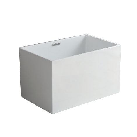 Freistehende Badewanne aus keramischem Fiberglas